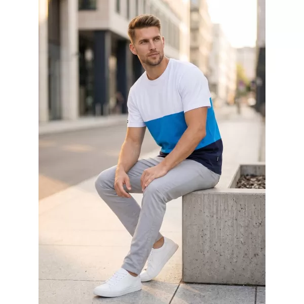  Pánske tričko SAM 73 NORMAN MT 837 JASNE modrá 