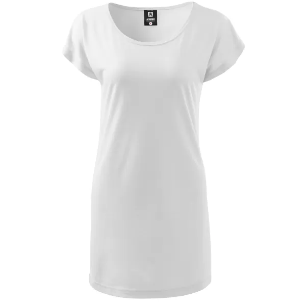  Dámske predĺžené tričko ALTISPORT NoPrint NP/ALW321 biela 