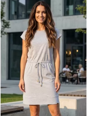Dámske šaty SAM 73 ESPERANZA WZ 860 SVETLO šedá