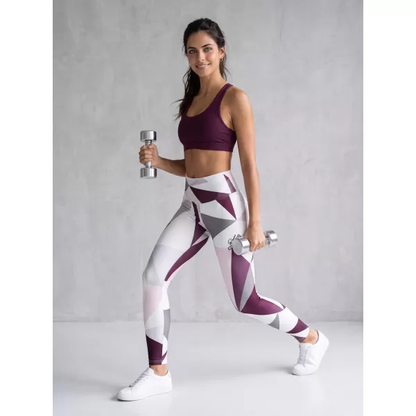  Dámske dlhé legíny premium ALTISPORT VOJ/ALW007LEG01 biela 