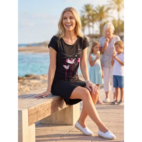  Dámske šaty ALTISPORT ALW043178 ČERNORUŽOVÁ 