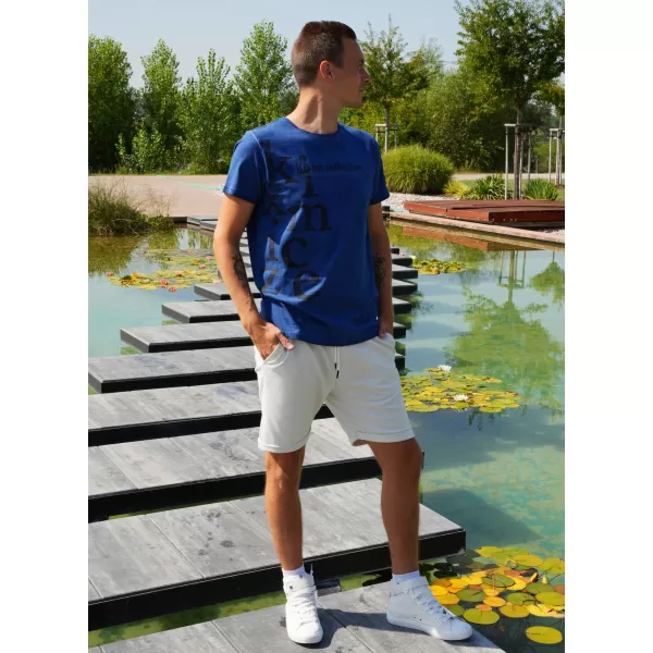  Pánske tričko KIXMI SANDER modrá 