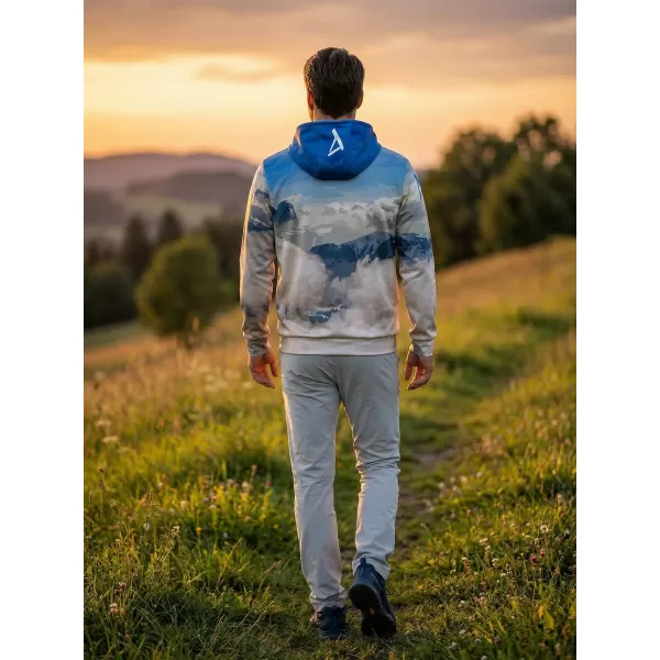  Pánska funkčná mikina premium ALTISPORT VOJ/ALM030MI01 modrá 