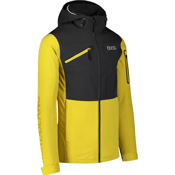  Pánska softshellová bunda NORDBLANC ALMIGHTY NBSSM8006 žltá 