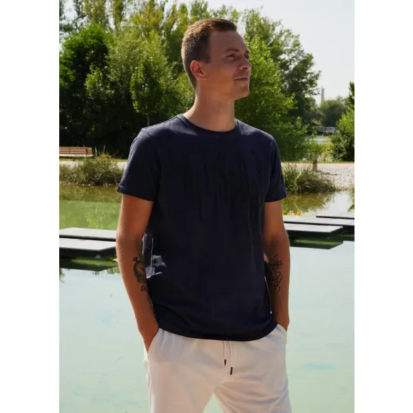  Pánske tričko ALTISPORT CARLSON TMAVO modrá 