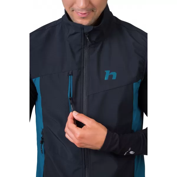  Pánska vesta HANNAH CARSTEN VEST ANTHRACITE/SAILOR BLUE 