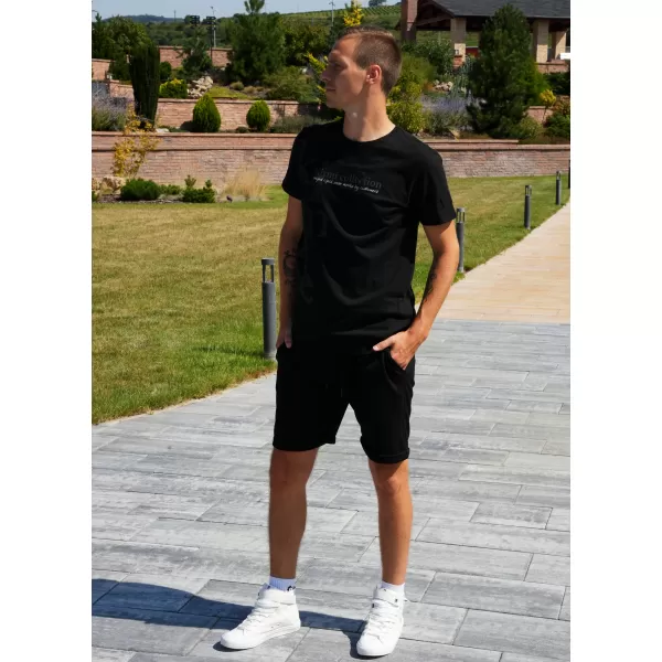  Pánske tričko KIXMI SANDER čierna 