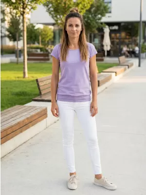 Dámske tričko ALTISPORT NoPrint NP/ALW021 LEVANDULOVÁ