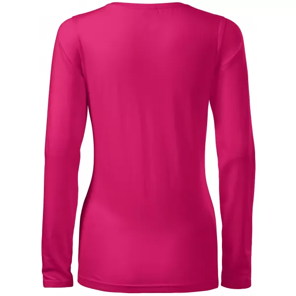  Dámske tričko s dlhým rukávom ALTISPORT NoPrint NP/ALW931 MALINOVÁ 
