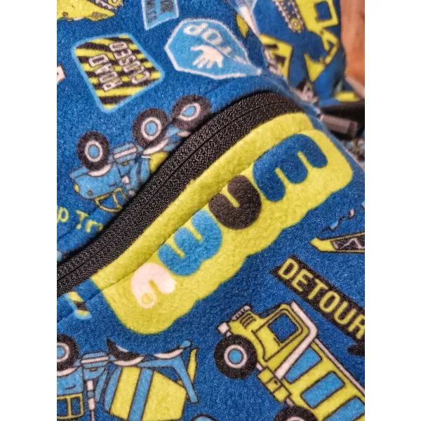  Detská fleecová mikina WAMU BAGR modrá 