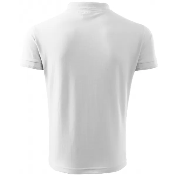  Pánske tričko s golierom ALTISPORT NoPrint NP/ALM302 biela 