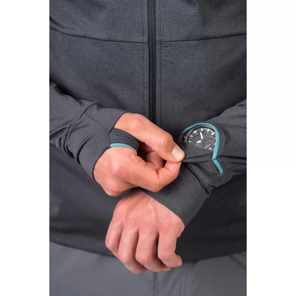  Pánska mikina HANNAH ETHAN HOODY ANTHRACITE MEL 