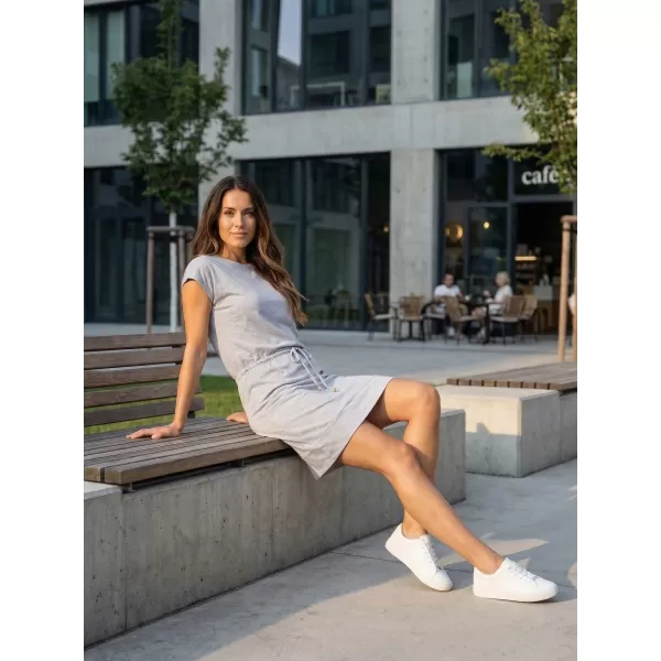  Dámske šaty SAM 73 ESPERANZA WZ 860 SVETLO šedá 