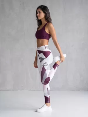 Dámske dlhé legíny premium ALTISPORT VOJ/ALW007LEG01 biela