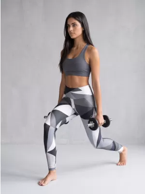 Dámske dlhé legíny premium ALTISPORT VOJ/ALW007LEG01 sivá