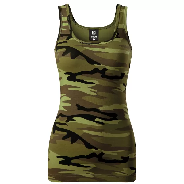  Dámske tielko ALTISPORT NoPrint NP/ALW63C CAMOUFLAGE GREEN 