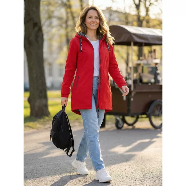  Dámska bunda ALTISPORT CHELSIE červená 