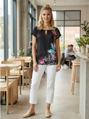 Dámske tričko ALTISPORT CARINE čierna