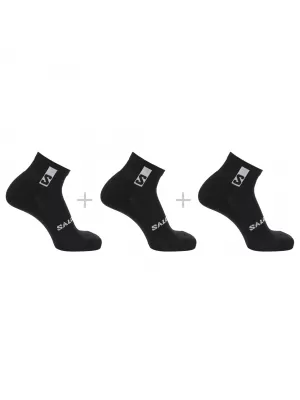 Ponožky SALOMON EVERYDAY ANKLE 3-PACK LC2086600 ČIERNA/ČIERNA/ČIERNA