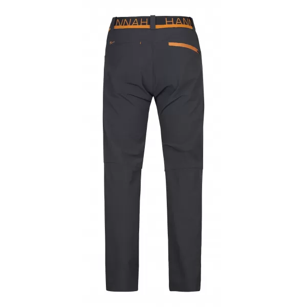  Pánske nohavice HANNAH NIGUEL II ANTHRACITE/ORANGE 