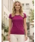 Dámske tričko ALTISPORT NoPrint NP/ALW221 FUSCHIA RED