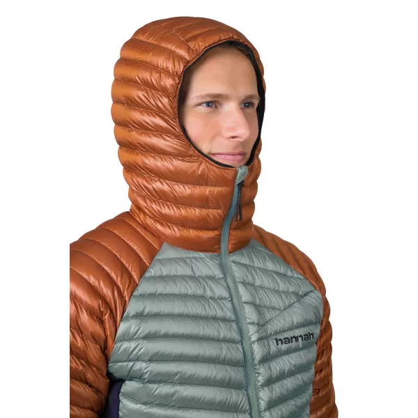  Pánska bunda HANNAH MIO HOODY RUST/LILY PAD 