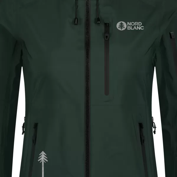  Dámska bunda NORDBLANC DESTINY NBSJL8017 TMAVO ZELENÁ 