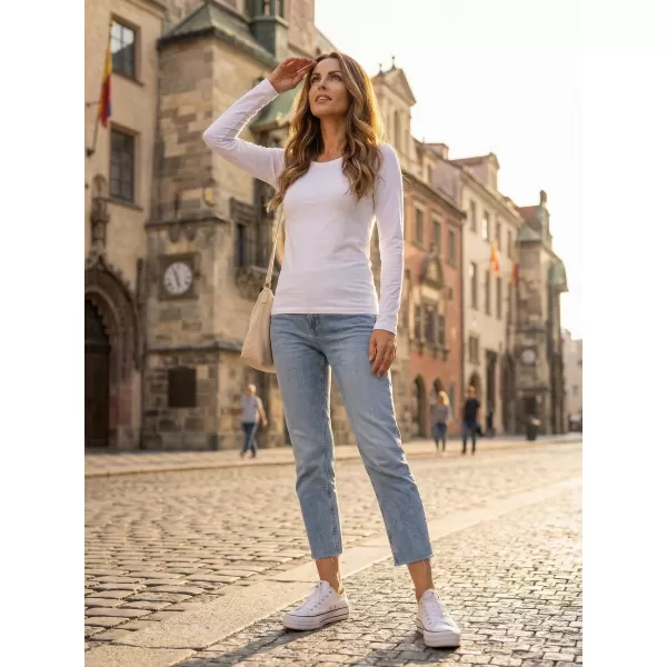  Dámske tričko s dlhým rukávom ALTISPORT NoPrint NP/ALW931 biela 