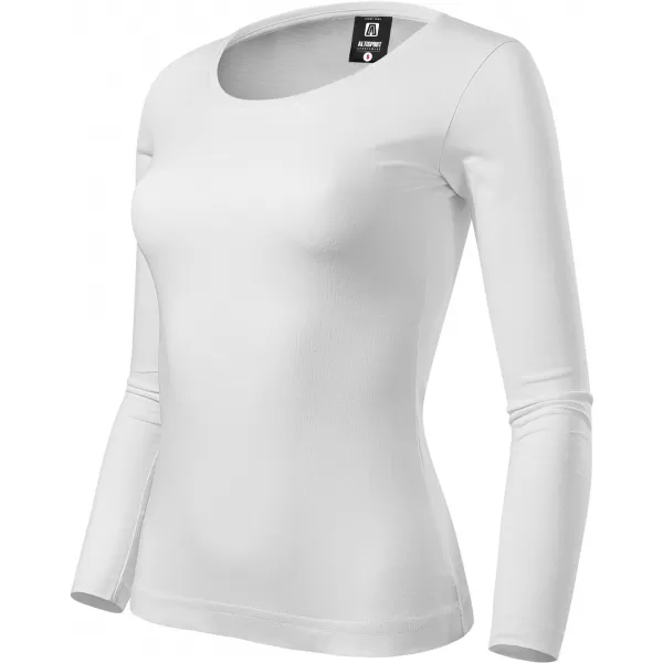  Dámske tričko s dlhým rukávom ALTISPORT NoPrint NP/ALW961 biela 