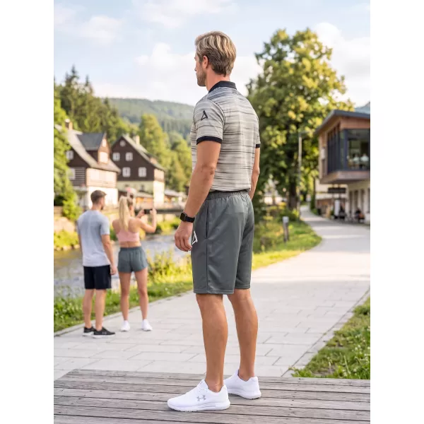 Pánske funkčné kraťasy premium ALTISPORT VOJ/ALM013KRA01 sivá 