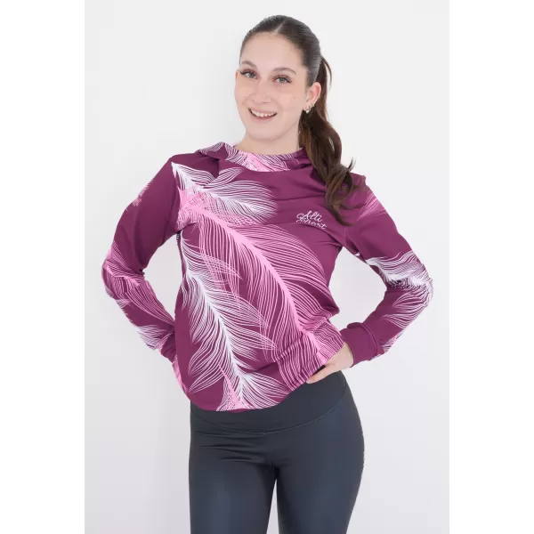  Dámska funkčná mikina premium ALTISPORT VOJ/ALW001MI01 FUCHSIOVÁ 