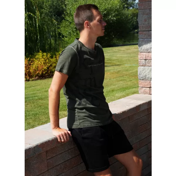  Pánske tričko KIXMI SANDER KHAKI 