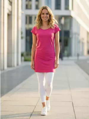 Dámske predĺžené tričko ALTISPORT NoPrint NP/ALW321 PURPUROVÁ