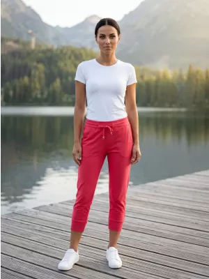Dámske 3/4 nohavice SAM 73 CAMILA WS 798 SVETLO MALINOVÁ