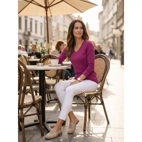  Dámske tričko s dlhým rukávom ALTISPORT NoPrint NP/ALW721 FUCHSIOVÁ 