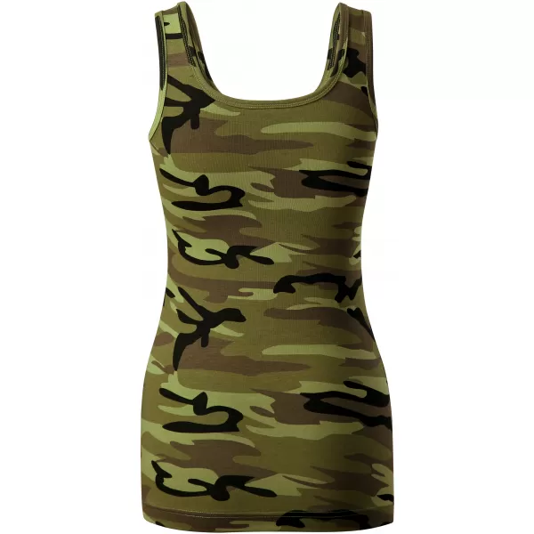  Dámske tielko ALTISPORT NoPrint NP/ALW63C CAMOUFLAGE GREEN 