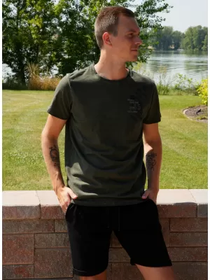 Pánske tričko ALTISPORT CLARK KHAKI