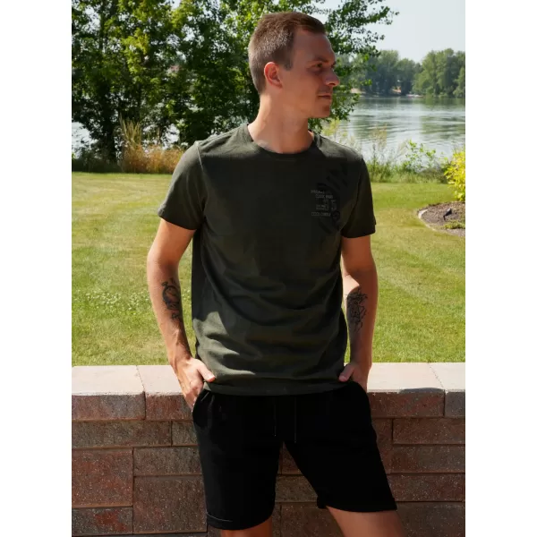  Pánske tričko ALTISPORT CLARK KHAKI 