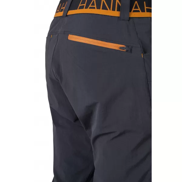 Pánske nohavice HANNAH NIGUEL II ANTHRACITE/ORANGE 