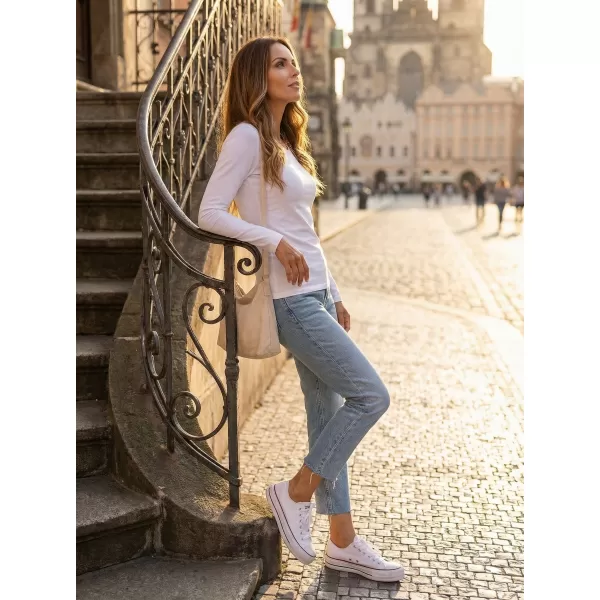  Dámske tričko s dlhým rukávom ALTISPORT NoPrint NP/ALW931 biela 