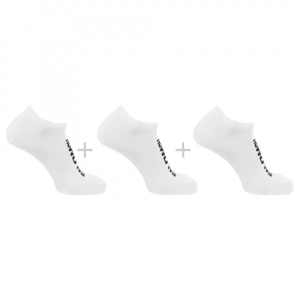  Ponožky SALOMON EVERYDAY LOW 3-PACK LC2086900 BIELA/BIELA/BIELA 