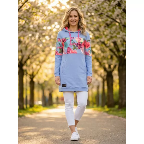  Dámska mikina ALTISPORT CECILY modrá 