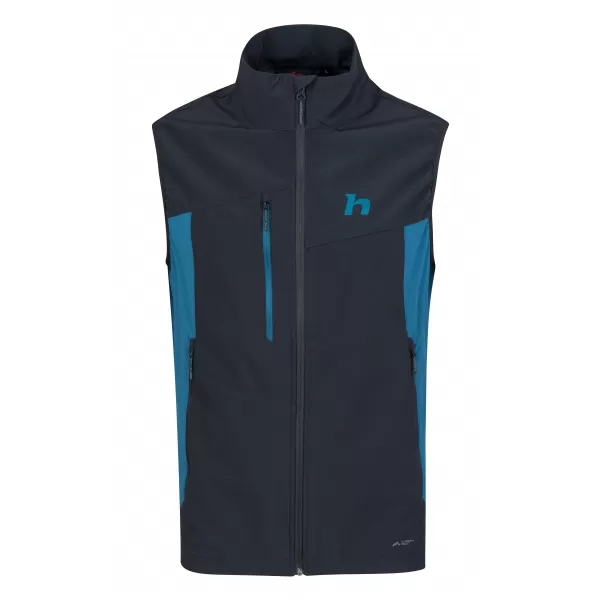  Pánska vesta HANNAH CARSTEN VEST ANTHRACITE/SAILOR BLUE 