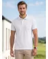 Pánske tričko s golierom ALTISPORT NoPrint NP/ALM302 biela