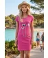 Dámske šaty ALTISPORT ALW043178 PURPUROVÁ