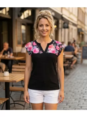 Dámske tričko ALTISPORT CLARA čierna