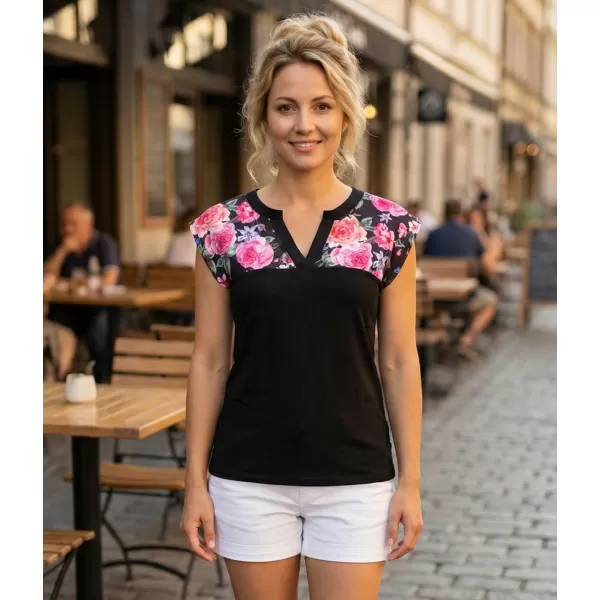  Dámske tričko ALTISPORT CLARA čierna 