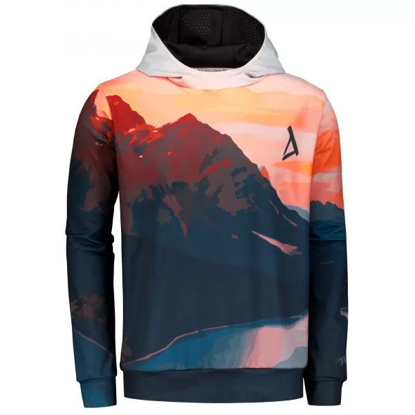  Pánska funkčná mikina premium ALTISPORT VOJ/ALM030MI01 oranžová 