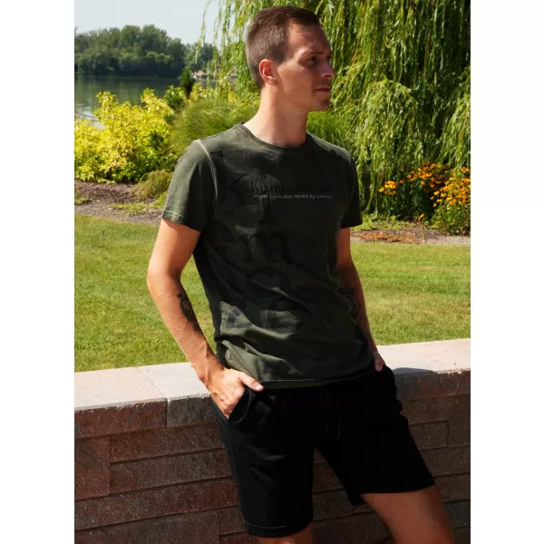  Pánske tričko KIXMI SANDER KHAKI 