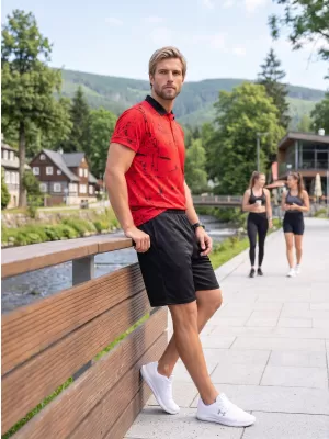 Pánske funkčné kraťasy premium ALTISPORT VOJ/ALM013KRA01 čierna